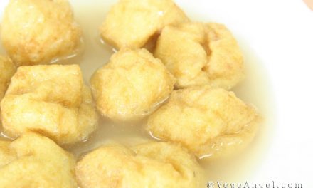 Vegetarian Recipe: Bean Curd Puffs Stewed with Salt and Sugar