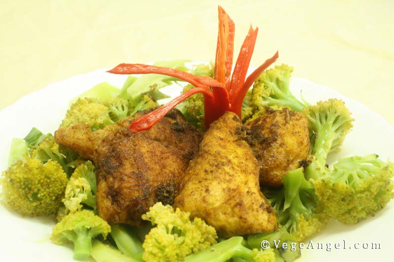 Vegetarian Recipe: Curry Soya Drumsticks
