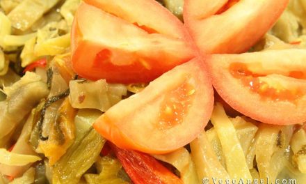 Vegetarian Recipe: Stir-Fried Pickled Mustard Strips and Salted Vegetable