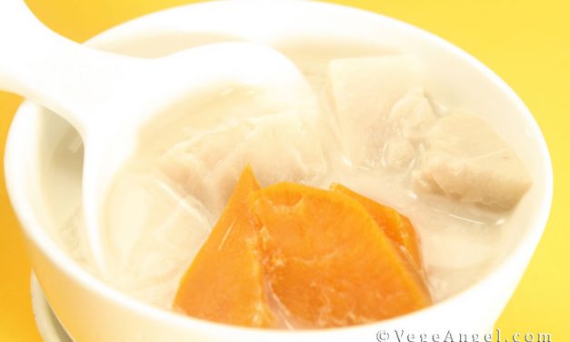 Vegetarian Recipe: Sweet Potato and Taro Soup