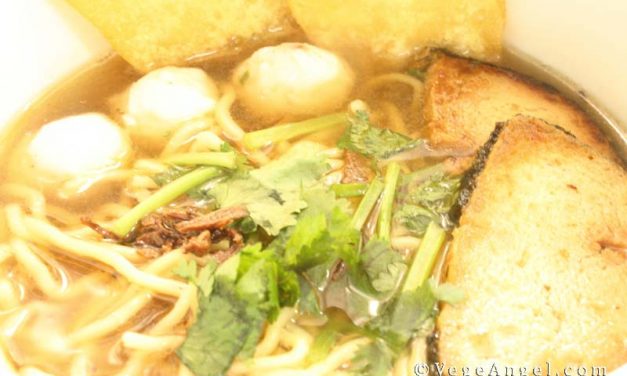 Vegetarian Recipe: Yam Bean Noodle Soup
