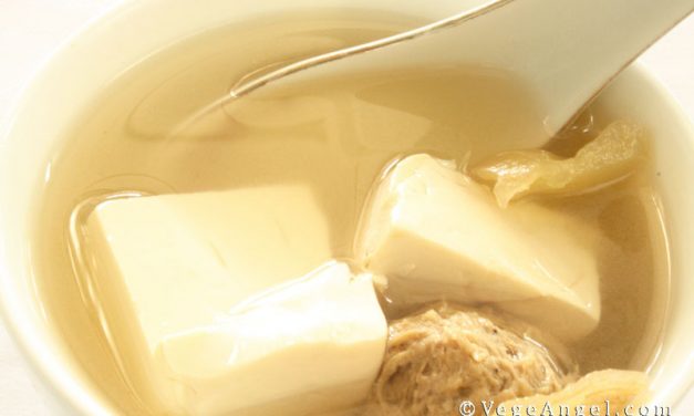 Vegetarian Recipe: Salted Vegetable and Bean Curd Soup