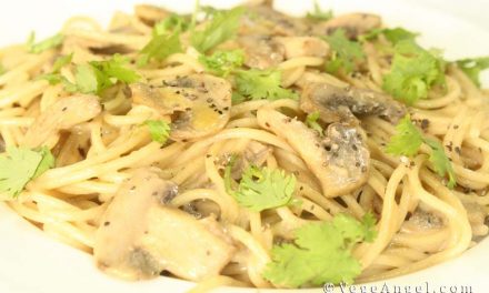 Vegetarian Recipe: Spaghetti with Mushroom Sauce