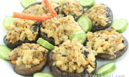Vegetarian Recipe: Stuffed Shiitake Mushrooms