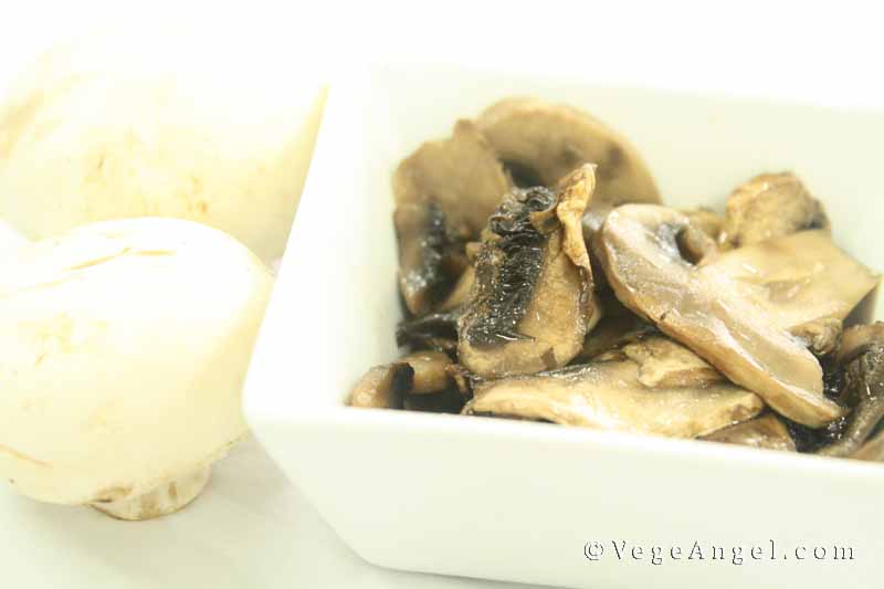 Vegetarian Recipe: Baked Button Mushroom