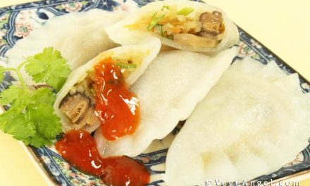素食食谱：水晶饺子