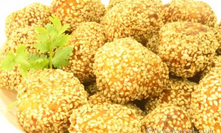 Vegetarian Recipe: Potato and Pumpkin Sesame Balls