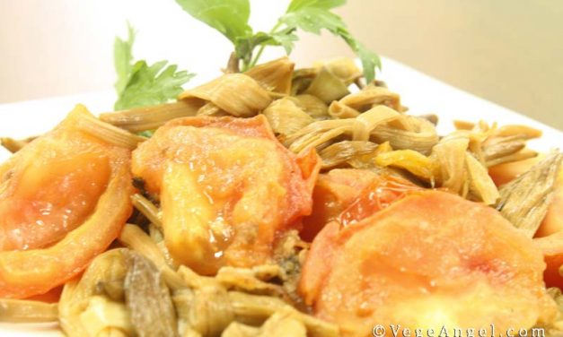 Vegetarian Recipe: Sauteed Lily Buds with Tomato