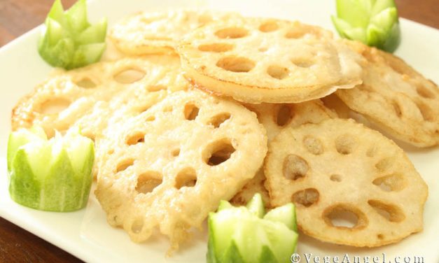 Vegetarian Recipe: Fried Lotus Root Slices