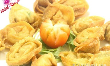 Vege Angel 100th Vegetarian Recipe: Golden Dumplings