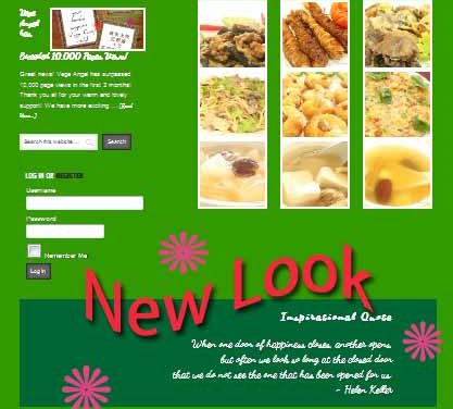 Vege Angel Home Page Has Been Upgraded!