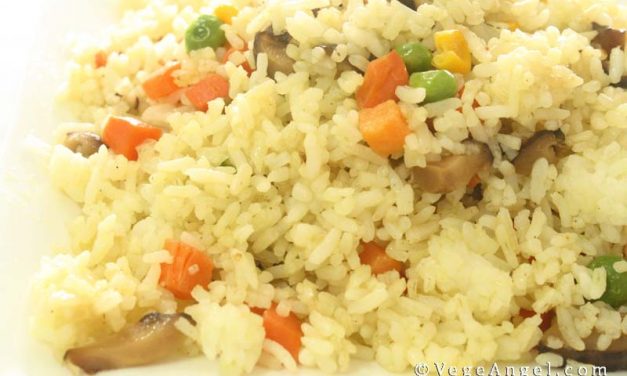 Vegetarian Recipe: Fried Rice with Mixed Vegetables