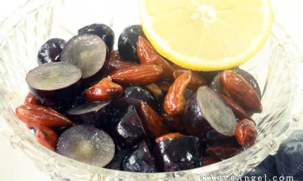 Vegetarian Recipe: Black Grape and Almond Salad