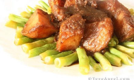 Vegetarian Recipe: Simmered Potatoes with Molasses