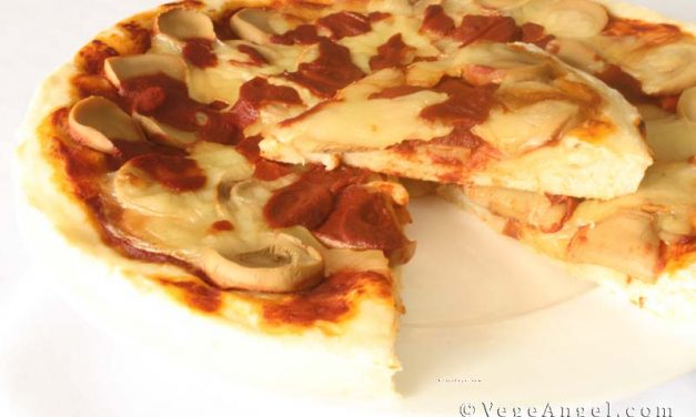 素食食谱：素食蘑菇披萨