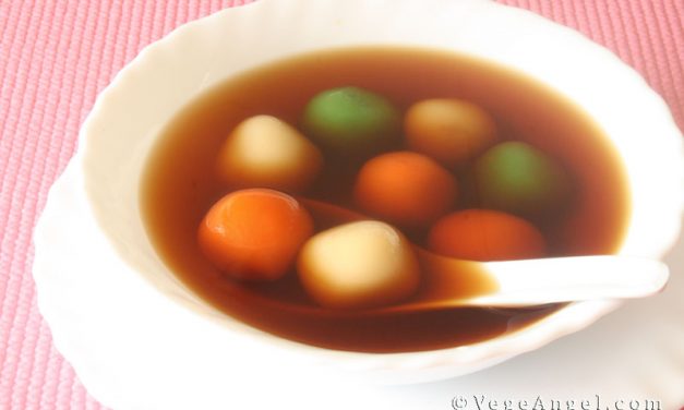 Vegetarian Recipe: Glutinous Rice Balls in Brown Sugar Dessert Soup