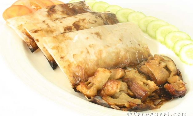 Vegetarian Recipe: Paper-Wrapped Vegetarian Chicken