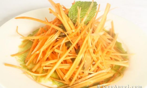 素食食谱：胡萝卜薄荷沙拉