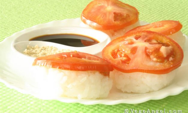 Vegetarian Recipe: Tomato Sushi