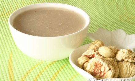 Vegetarian Recipe: Cream of Chestnut Dessert Soup