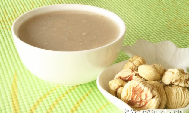 Vegetarian Recipe: Cream of Chestnut Dessert Soup