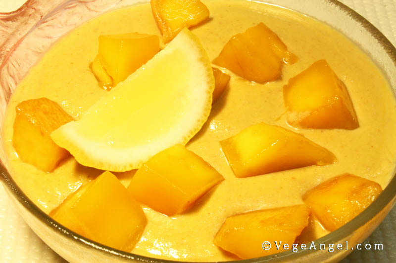 Vegetarian Recipe: Vegan Mango Pudding