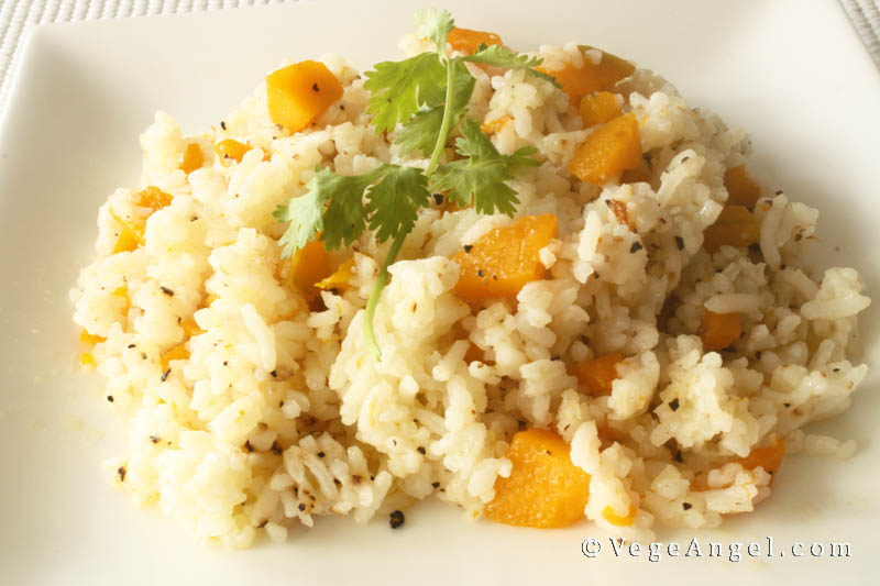 Vegetarian Recipe: Pumpkin Fried Rice