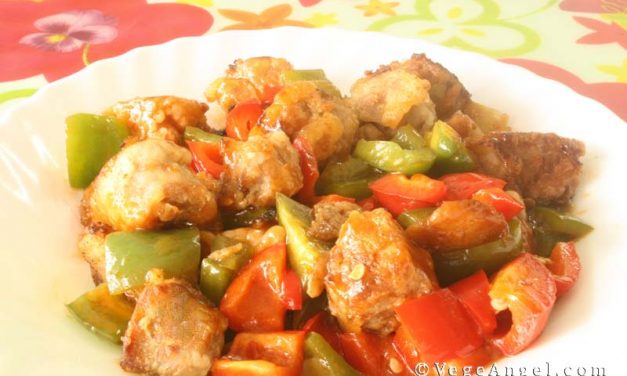 Vegetarian Recipe: Sweet and Sour Soy Protein