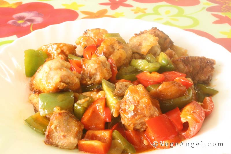Vegetarian Recipe: Sweet and Sour Soy Protein