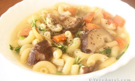 Vegetarian Recipe: Nutritional Macaroni Soup