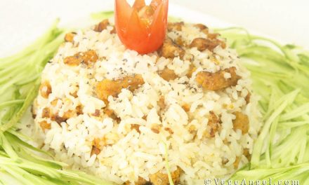 Vege Angel’s 300th Vegetarian Recipe: Vegan Egg Fried Rice