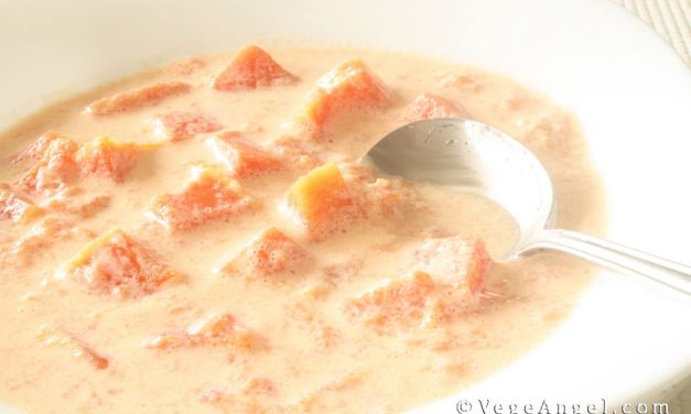 Vegetarian Recipe: Papaya Milk Dessert
