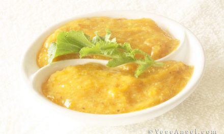 Vegetarian Recipe: Pumpkin, Soy Milk and Flax Seed Sauce