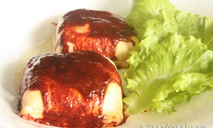 Vegetarian Recipe: Red Yeast Rice Paste Roasted Tofu