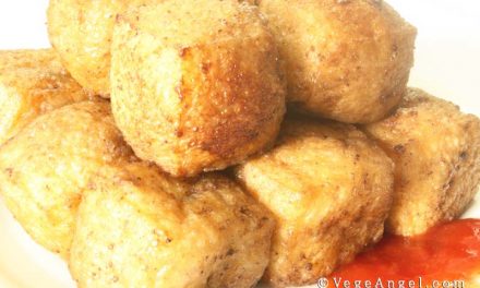 Vegetarian Recipe: Salted Bean Curd Puffs