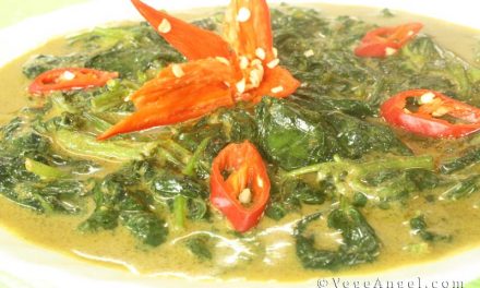 Vegetarian Recipe: Sweet Potato Leaf Curry