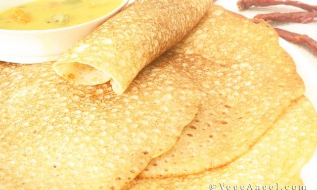 Vegetarian Recipe: Thosai/Dosa (Fermented Crepes)