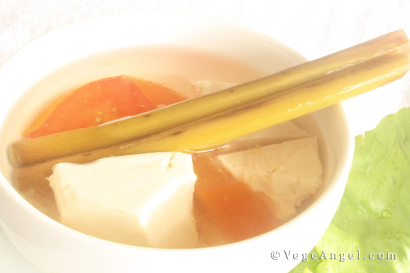 Vegan Recipe: Lemongrass and Tofu Soup