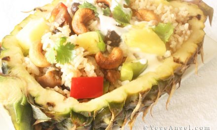 Vegan Recipe: Pineapple Fried Rice