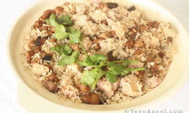 Vegan Recipe: Clay Pot Taro Rice