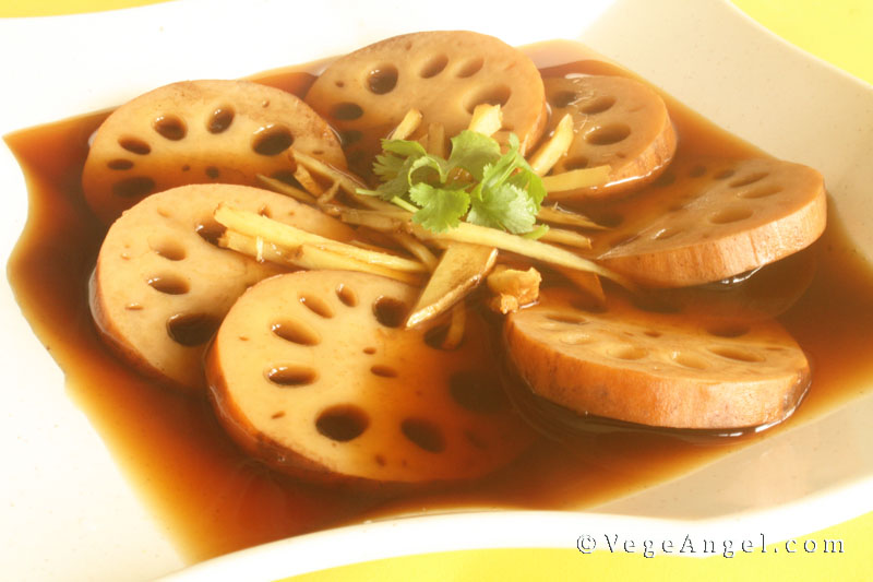 Vegan Recipe: Lotus Root Vinegar Soup