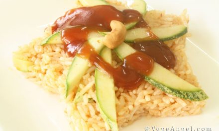 Vegan Recipe: Tomato Sauce Fried Rice