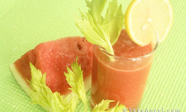 Vegan Recipe: Watermelon and Lemon Juice