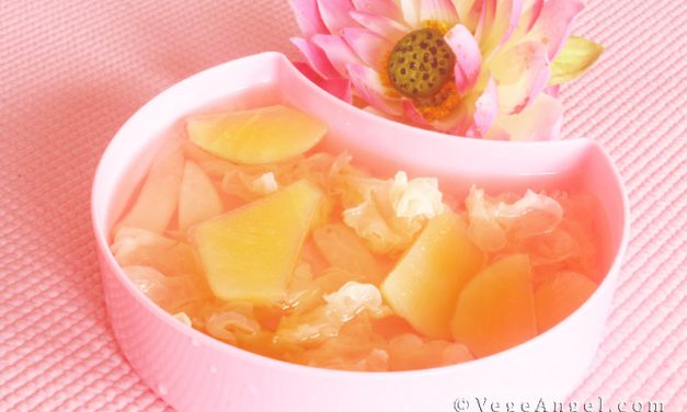 Vegan Recipe: Yacon and Snow Mushroom Dessert Soup
