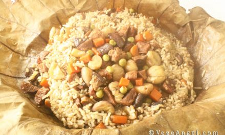 Vegan Recipe: Lotus Leaf Rice