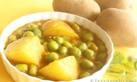 Vegan Recipe: Green Pea and Russet Potato Curry