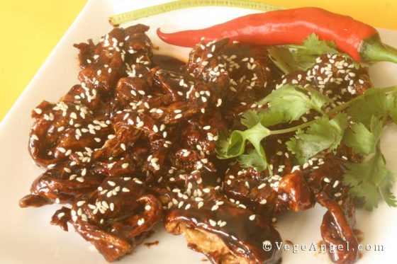 Vegan Recipe: Munchy Bean Curd Parcels in Seasoned Soy Sauce