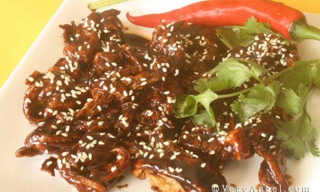 Vegan Recipe: Munchy Bean Curd Parcels in Seasoned Soy Sauce