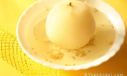 Vegan Recipe: Osmanthus Flower and Snow Pear Dessert