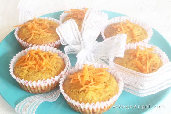 Vegan Carrot Cupcakes 纯素胡萝卜杯子蛋糕